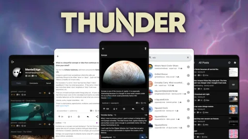 Thunder for Lemmy, screenshot 1