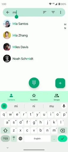 Fossify Contacts, screenshot 2