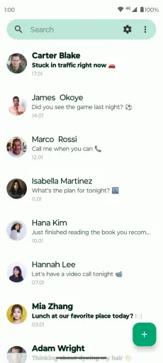 Fossify Messages, screenshot 1