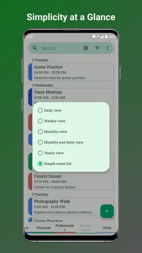 Fossify Calendar, screenshot 2