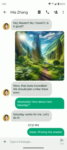 Fossify Messages, screenshot 2