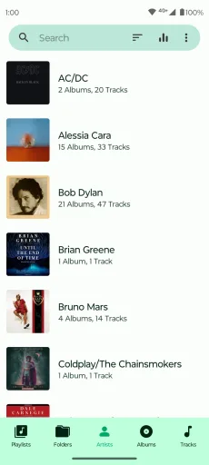 Fossify Music Player, screenshot 1