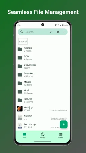 Fossify File Manager, screenshot 1