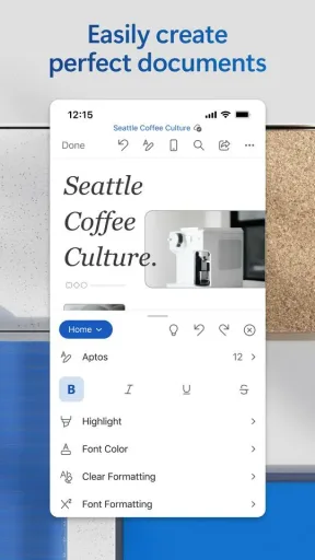 Microsoft Word, screenshot 3