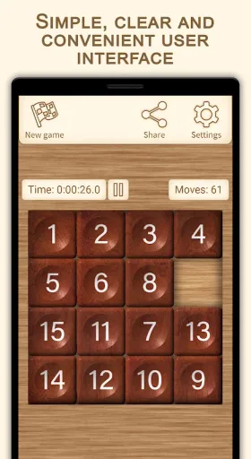 15 Puzzle, screenshot 1