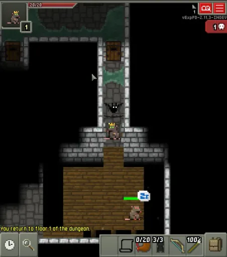 Experienced Pixel Dungeon, screenshot 1