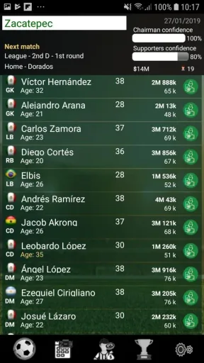 Cyberfoot, screenshot 2