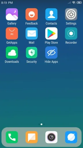 X Launcher, screenshot 1