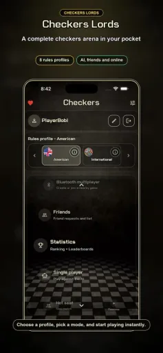 Checkers Lords, screenshot 1