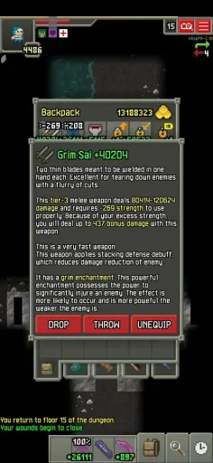 Experienced Pixel Dungeon, screenshot 2