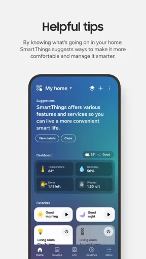 SmartThings, screenshot 2