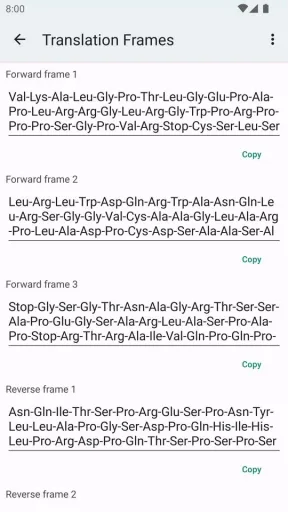 DNA Transcriber, screenshot 3
