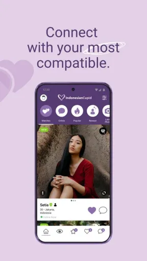 IndonesianCupid, screenshot 2