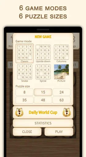 15 Puzzle, screenshot 2